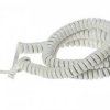 Kabel spiralny do słuchawki tel. 4,5m biały