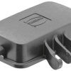 Cover cap, size 10B, PA, longitudinal bow locking, IP66, 19430105410