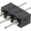 Złącze szpilkowe 3-pinowe raster: 2.0mm -rzędowe Preci-Dip Przewlekany Męski 3.0A 100.0 V , 150.0 V dc