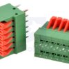 Pololu Screwless Terminal Block: 6-Pin, 0.1″ Pitch, Top Entry (2-Pack)