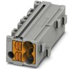 Shunting honeycomb, push-in connection, 0.14-2.5 mm², 1 pole, 17.5 A, 6 kV, gray, 3270436