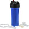 Obudowa do filtrów wody, DWFK długość 10 cali, Niebieski, 50L/min, BSP 3/4 cala