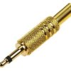 Wtyk Jack 3,5mm MONO metal złoty