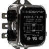 Filtr EMI 12A 1-fazowy 1MΩ 250 V AC/DC 0 → 400Hz 700 μH Schaffner Montaż w obudowie
