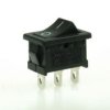 Przełącznik; klawiszowy (kołyskowy); KCD11B; ON-ON; 1 tor; czarny; bez podświetlenia; bistabilny; konektory 4,8x0,8mm; 13x19,2mm