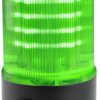 Sygnalizator 120 V, 240 V Migające, obrotowe, stałe Zielony Montaż na podstawie LED