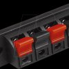 0205026 speaker terminal, 4-way clamp connection