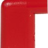 Insulating grommet for 6.3 mm, PVC, UL 94HB, red, 01050005007