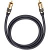 Oehlbach 21538 NF Sub RCA Subwoofer Cable 8m Black Gold Plated Connectors