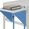 Manuflex AU0004.5012 Regulacja wysokości stołu roboczego do stołów roboczych i stołów roboczych, szer. X głęb. 500 x 800