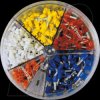 Assortment of insulated 0.5 - 2.5mm² ferrules