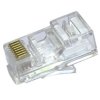 Wtyk 8p8c RJ45 UTP kat.5e na drut, przelotowy (1.00mm)