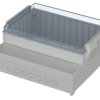 ABS/PC enclosure, (L x W x H) 296 x 261 x 132.5 mm, light gray (RAL 7035), IP65, 41310109