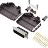 encitech DPPK25-BK-DBCP-K 6355-0078-03 Zestaw listew męskich D-Sub 180 ° Ilość styków: 25 zaciskane 1 szt.