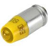 EAO 10-2J09.1064 LED single T1 3/4 MG yellow 12VAC/DC 7/14mA half-wave rect.