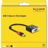 adapter USB, VGA Delock 62738 62738, 20 cm