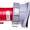 Wtyczka tablicowa skośna 63A 5P 400V czerwona IP67 POWER TWIST 735-6