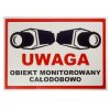 Tablica obiekt monitorowany informacyjna 35x25 cm