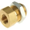Złączka pneumatyczna Złącze Rc 1/4 żeńskie Wciskane 10 mm SMC Adapter grodziowy Rc 1/4 żeńskie