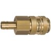 Quick-release coupling, L 114 mm, 35 bar, brass, for hose, 141568
