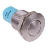 AV1611A240X2338 APEM On-Off 16mm Latching Anti Vandal Push Button Switch SPST