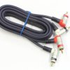 Kabel 2RCA-2RCA kątowy RDK240 VITALCO 0.5m