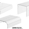 Bopla CRPM 92/34-220-E (67292221) - przezroczysta osłona modułu Combirail (92 x 34 x 190 mm)