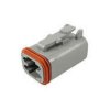 TE Connectivity DT06-4S DT Series Sleeve, 180°/90°, 2-6 Pin, Ribbed Clamp