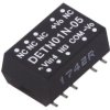 Przetwornica DC/DC, 1W, Uwej: 21,6...26,4 VDC, Uwyj: 5 VDC, Iwyj: 100mA DETN01N-05
