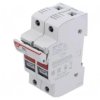 Gniazdo 8x32mm na szynę DIN 25A 400VAC Bieguny: 2 400VDC IP20 485010