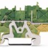 2-wire/2-pin PE basic terminal, spring-clamp connection, 0.14-1.5 mm², 1 pole, 13.5 A, 6 kV, yellow/green, 2020-1407