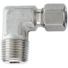 Angle screw-in fitting, L 40.3 mm, 315 bar, stainless steel, for compressed air, liquids, natural gas, hydraulics, 112424