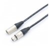 Kabel XLR 2m złącze A: 3-stykowe XLR złącze B: 3-stykowe XLR Czarny Van Damme