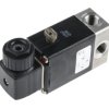 Zawór elektromagnetyczny 230 V AC Burkert 3-drogowy G żeńskie 1/4 cala 1/4cal NO/NC
