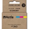 Tusz ACTIS KH-343R (zamiennik HP 343 C8766EE Standard 21 ml kolor)