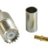 GMUHF-RG58 Gniazdo MINI-UHF zaciskane na kabel RG-58