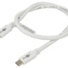 Kabel Usb 3.2 Usb C Wtyk, Z Obu Stron 0,5M Biały 5Gbps 60W 67193