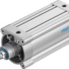 Siłownik pneumatyczny z tłoczyskiem skok: 160mm Festo Ø 125mm dwustronnego działania Action DSBC-125-160-PPSA-N3
