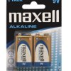 bateria alkaliczna Maxell Alkaline 6LR61 / 9V - 2 sztuki