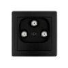 DECO Gniazdo multimedialne 3F DATA (Vectra) czarny mat 12DGMV KARLIK