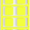 PA device marker, (L x W) 22 x 22 mm, yellow, 80 pcs, 1131830000