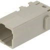 Pin contact insert, EE cube, large tab, 4 pole, unequipped, crimp connection, 09149042001