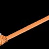 96321 Cat.6a Flat 0200 Patch orange  2m