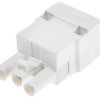 Złącze wtykowe do druku Biały 3-żyłowe, Wkręcane, 400 V Montaż na kablu