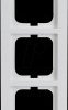 1725-284 Cover frame 5-gang, studio white - Busch-axcent®