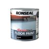 Ronseal 36628 Diamond Hard Floor Paint Satin Black 2.5 litre