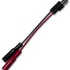Coaxial cable, BNC jack (straight) to crocodile clip, PVC, 0.1 m, BU-5231-A-4-0