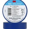 Taśma izolacyjna 19mm x 25m PVC Temflex 165 niebieska 7100184811 /100szt./