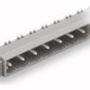 Pin header, 10 pole, pitch 7.5 mm, angled, gray, 231-840/040-000