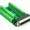 CZH-LABS Slim Right Angle D'SUB DB78HD Female Header Breakout Board Module, D-SUB.